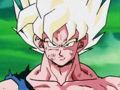 face pic of Super Saiyan Goku