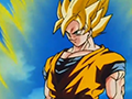 face pic of Super Saiyan Goku