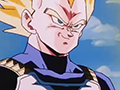 face pic of Super Saiyan Vegeta