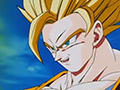 face pic of Super Saiyan 2 Goku