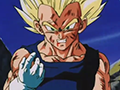 face pic of Super Saiyan 2 Vegeta