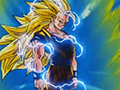 face pic of Super Saiyan 3 Goku