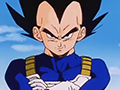 face pic of Vegeta